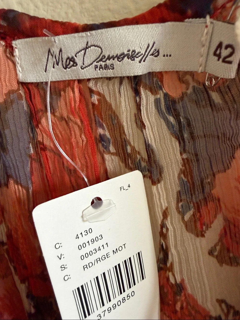 Anthropologie Mes Demoiselles Red Floral Maxi Dress - Picture 8 of 12